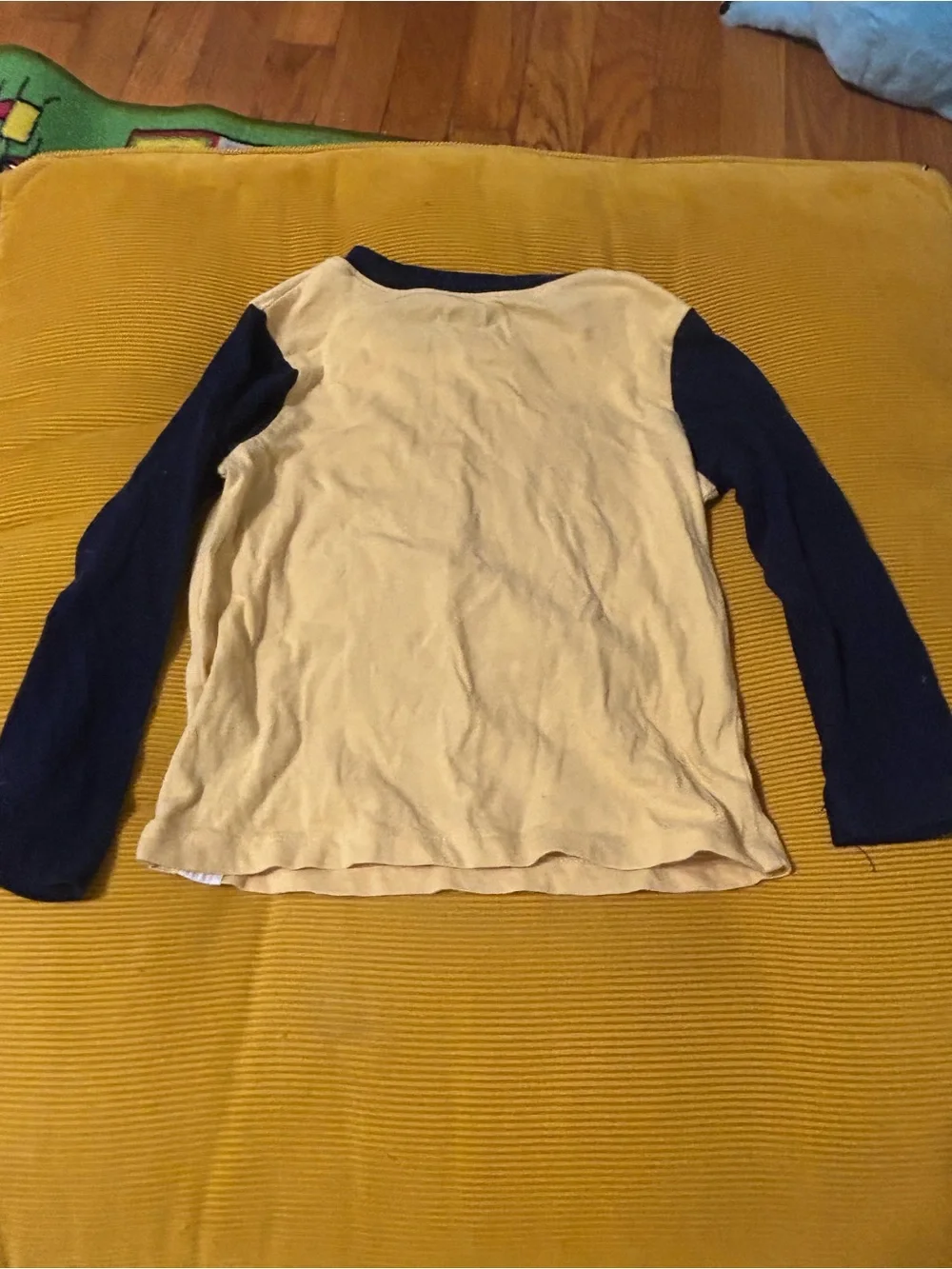 GAP Sesame Street Long Sleeve Tee - Yellow & Navy